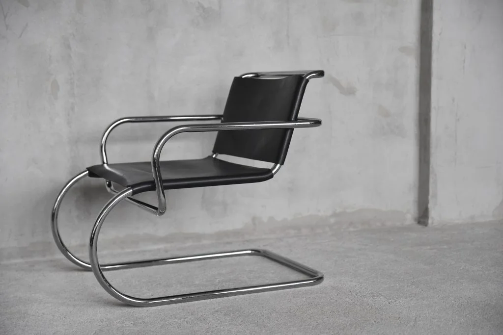 Leather armchair, designed by Franco Albini, Tecta, Germany, 1933