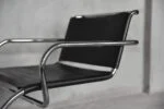 Leather armchair, designed by Franco Albini, Tecta, Germany, 1933