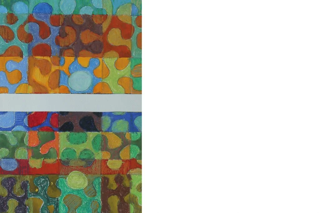 Painting, mixed media, Margareta Treutiger, 1978