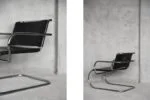 Leather armchair, designed by Franco Albini, Tecta, Germany, 1933