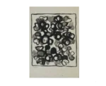 Mixed media on board, Margareta Treutiger, Vattenväxt, 1965