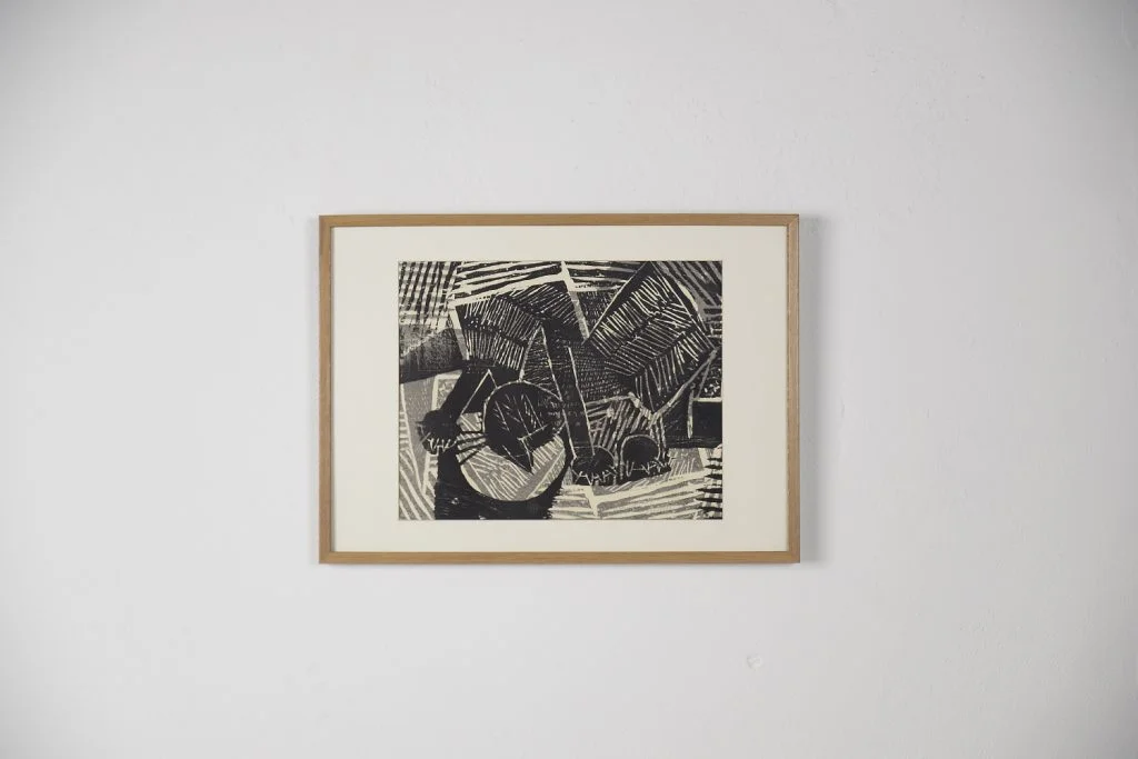 Woodcut, Vide Jansson, Träsnitt, 1960s