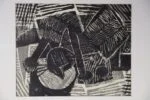 Woodcut, Vide Jansson, Träsnitt, 1960s