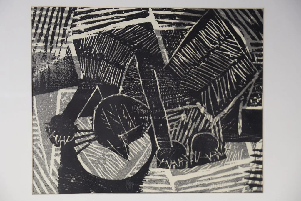 Woodcut, Vide Jansson, Träsnitt, 1960s