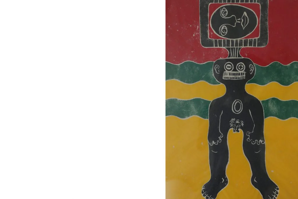 Colour woodcut, Walter Bengtsson, 1970