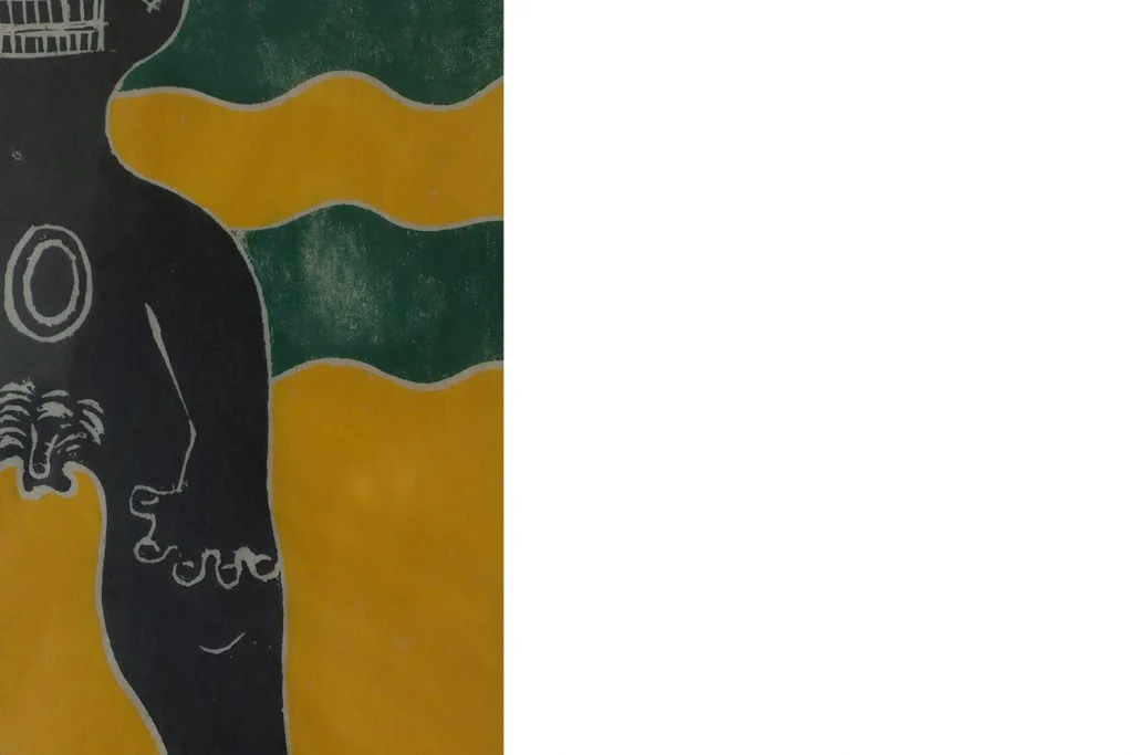 Colour woodcut, Walter Bengtsson, 1970