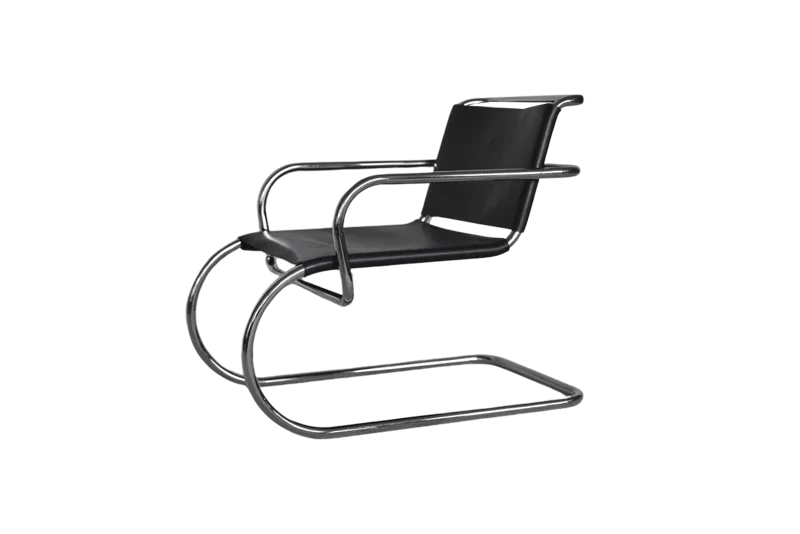 Leather armchair, designed by Franco Albini, Tecta, Germany, 1933
