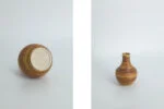 Small brown stoneware vase, designed by Gunnar Borg, Höganäs Keramik, Sweden, 1960s