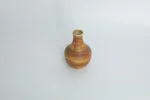 Small brown stoneware vase, designed by Gunnar Borg, Höganäs Keramik, Sweden, 1960s