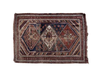 Antique Shiraz Rug, Iran, c. 1890