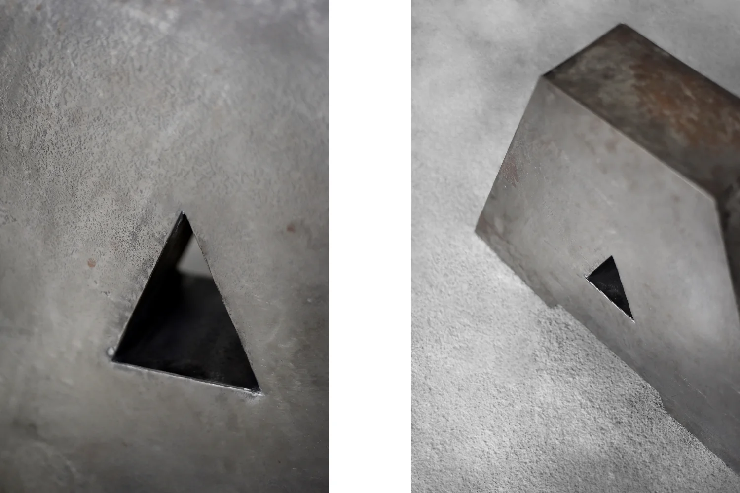 Large industrial letter A, Poland, 1950s
