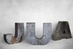 Large industrial U letter, Poland, 1950s