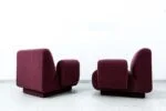 Para foteli modułowych, proj. Eberhard Geißler, Oelsa, Niemcy, lata 70