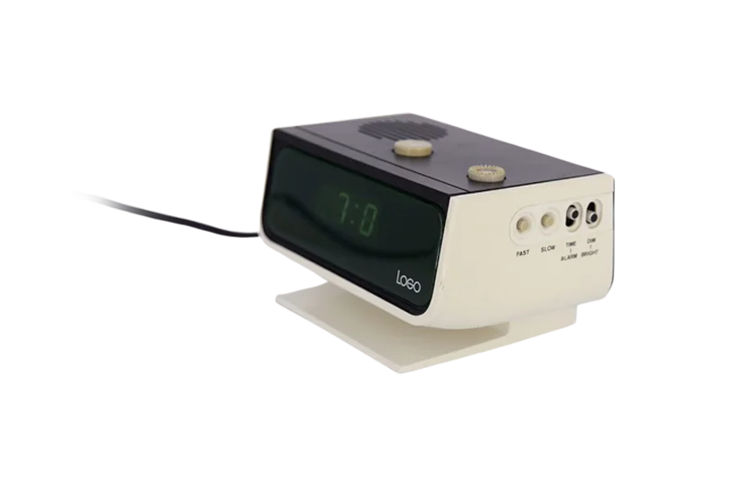 Electronic Alarm Clock, LOGO, Taiwan, 1970s