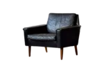 Leather armchair, Denmark, 60s/70s