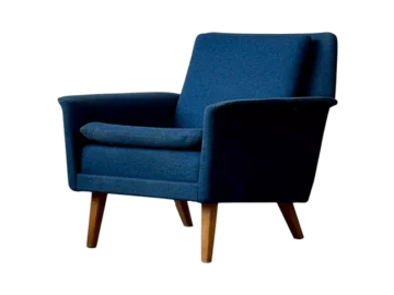 Wool armchair, designed by Folke Ohlsson, Denmark, 1950s/60s