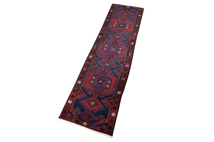 Long Oriental Hamadan Rug, IKEA, Persia/Iran, 1960s