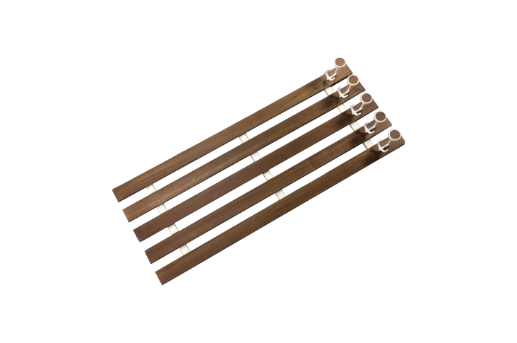 Wall-mounted coat rack, teak, Denmark, 1950s