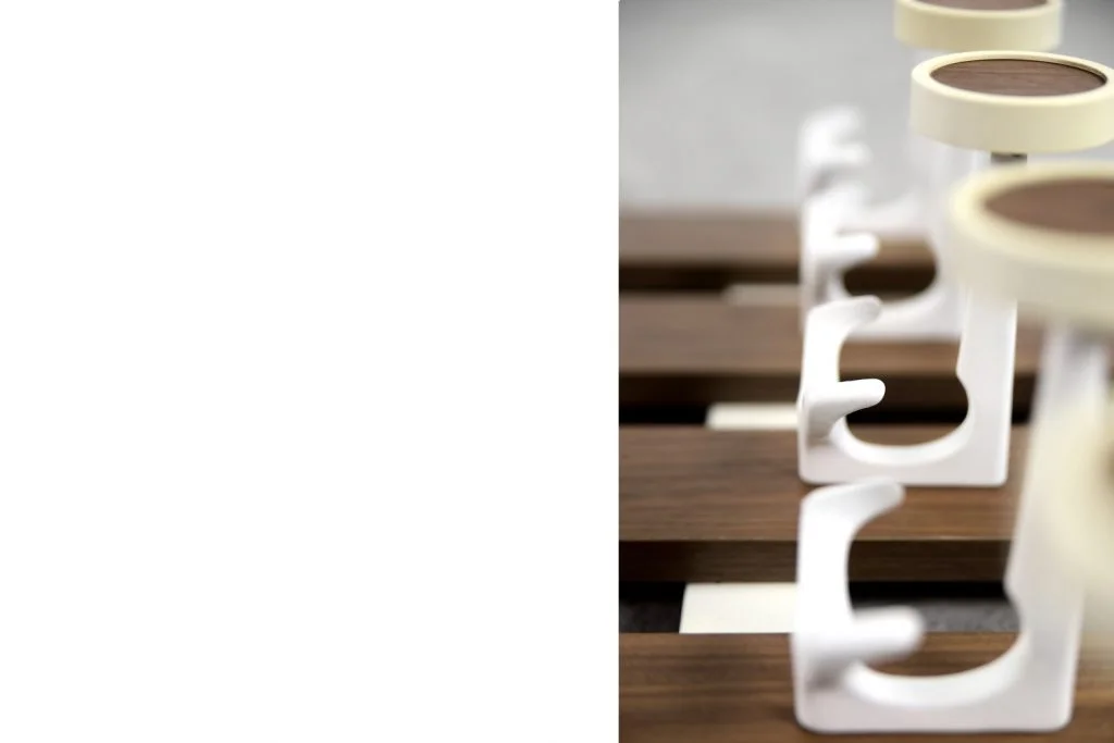 Wall-mounted coat rack, teak, Denmark, 1950s