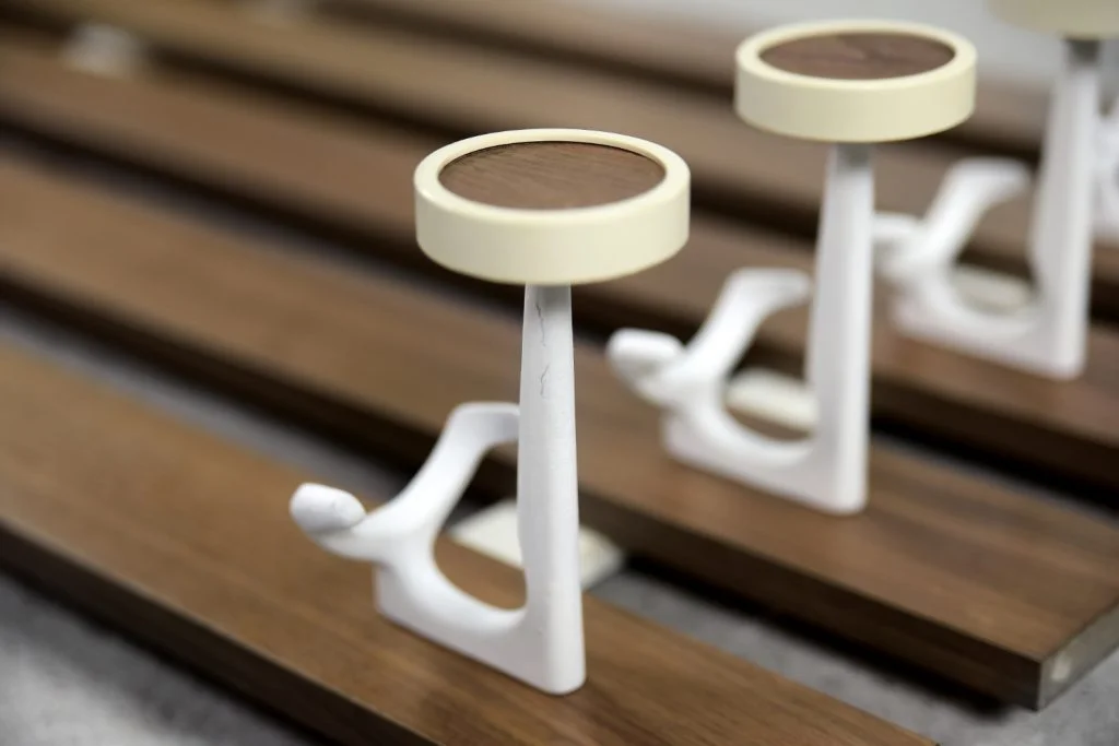 Wall-mounted coat rack, teak, Denmark, 1950s
