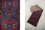Long Oriental Hamadan Rug, IKEA, Persia/Iran, 1960s