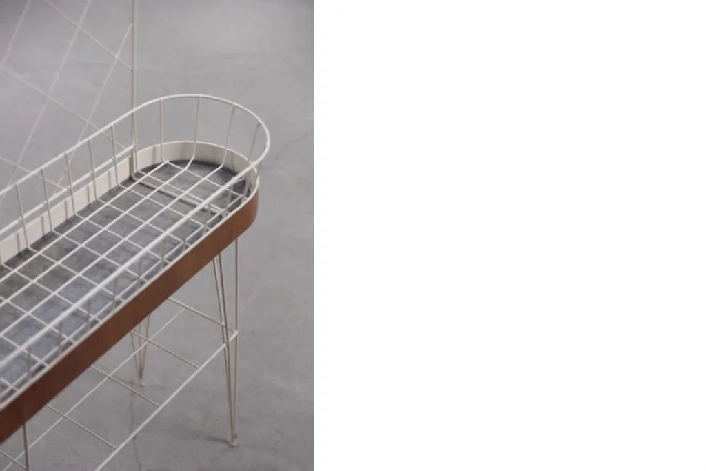 Metal plant stand, Sweden, 1950s