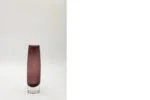 Plum Sommerso glass vase, Scandinavia, 1950s