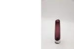 Plum Sommerso glass vase, Scandinavia, 1950s