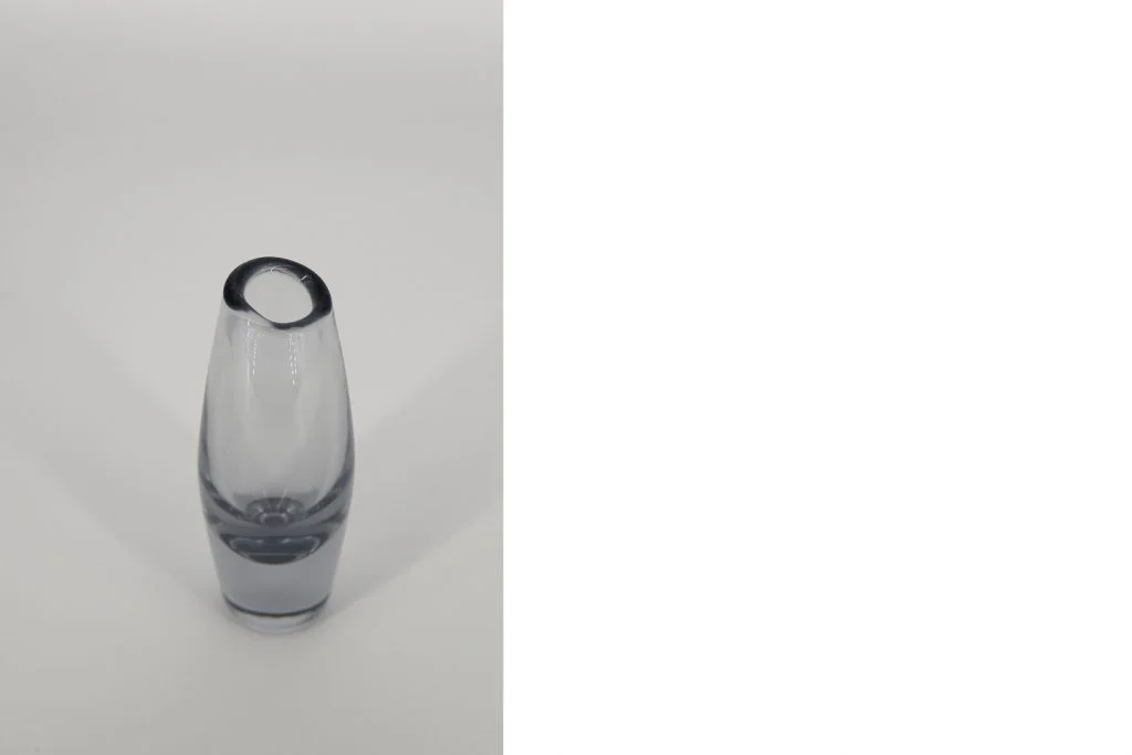 Vase, art glass, designed by Sven Palmquist, Orrefors, Sweden, 1950s