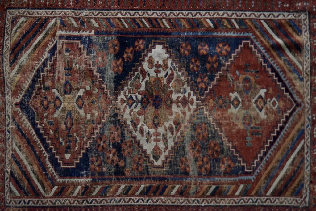 Antique Shiraz Rug, Iran, c. 1890