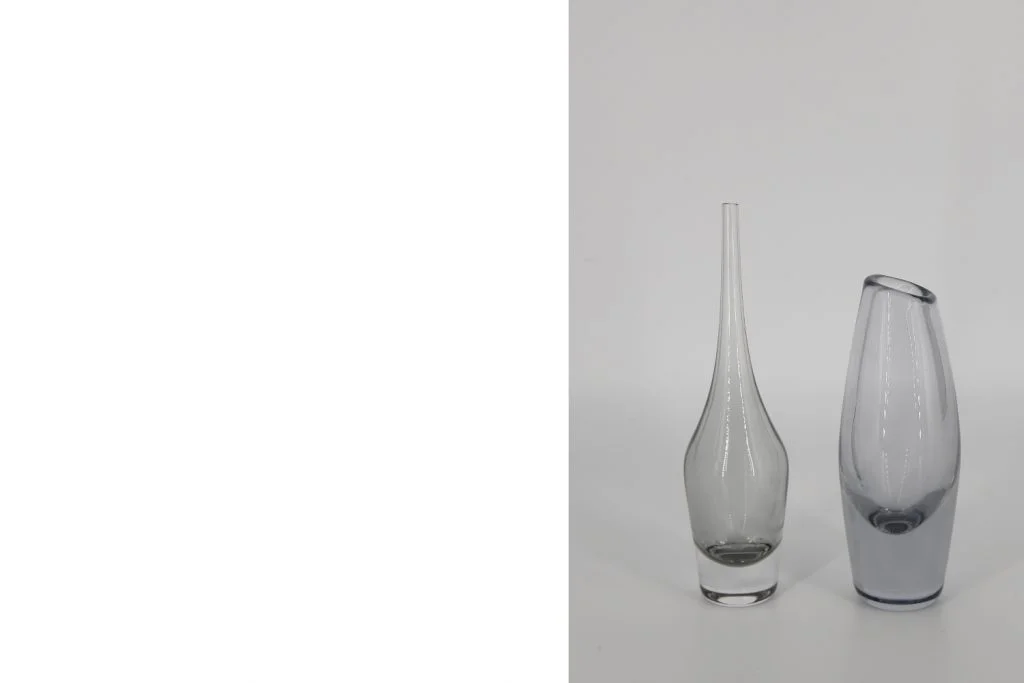 Vase, art glass, designed by Sven Palmquist, Orrefors, Sweden, 1950s