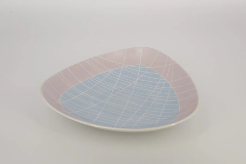 Porcelain plate, Weimar Porzellan, Germany, 1970s