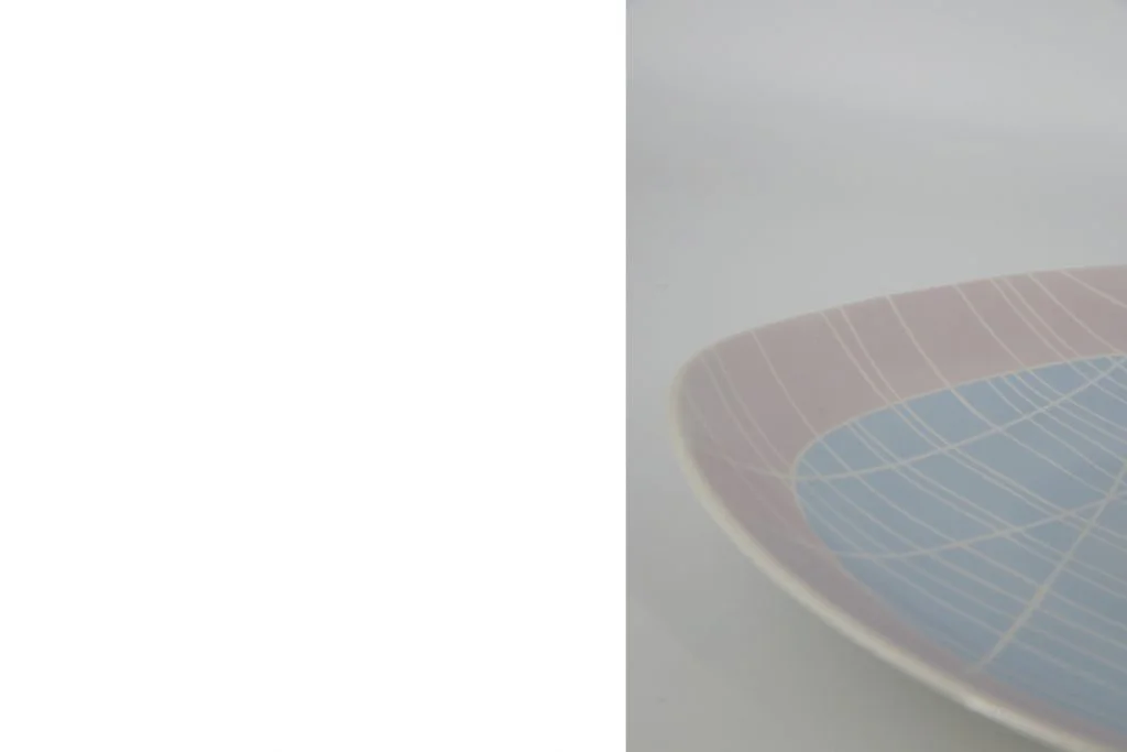 Porcelain plate, Weimar Porzellan, Germany, 1970s