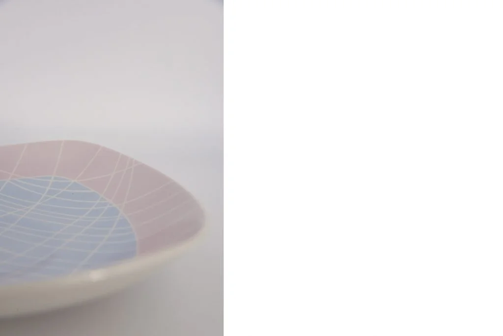 Porcelain plate, Weimar Porzellan, Germany, 1970s