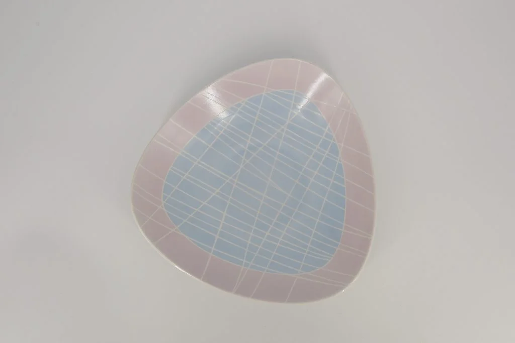Porcelain plate, Weimar Porzellan, Germany, 1970s