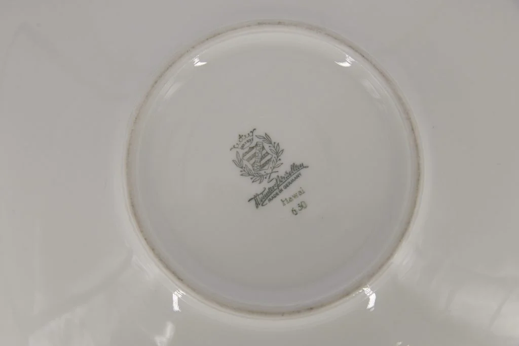 Porcelain plate, Weimar Porzellan, Germany, 1970s