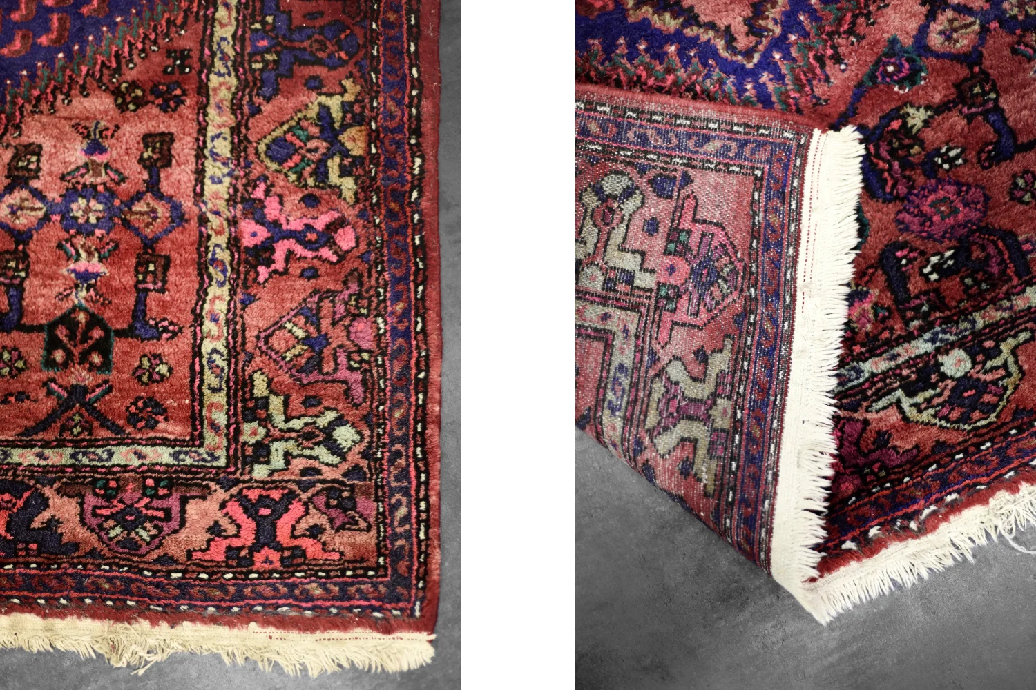 Hamadan Oriental Rug, Persia/Iran, 1960s