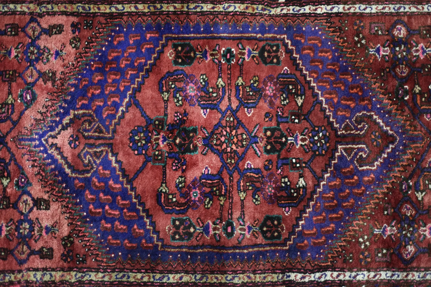 Hamadan Oriental Rug, Persia/Iran, 1960s