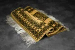 Afghan Gold Ersari Oriental Rug, Afghanistan, 1930s