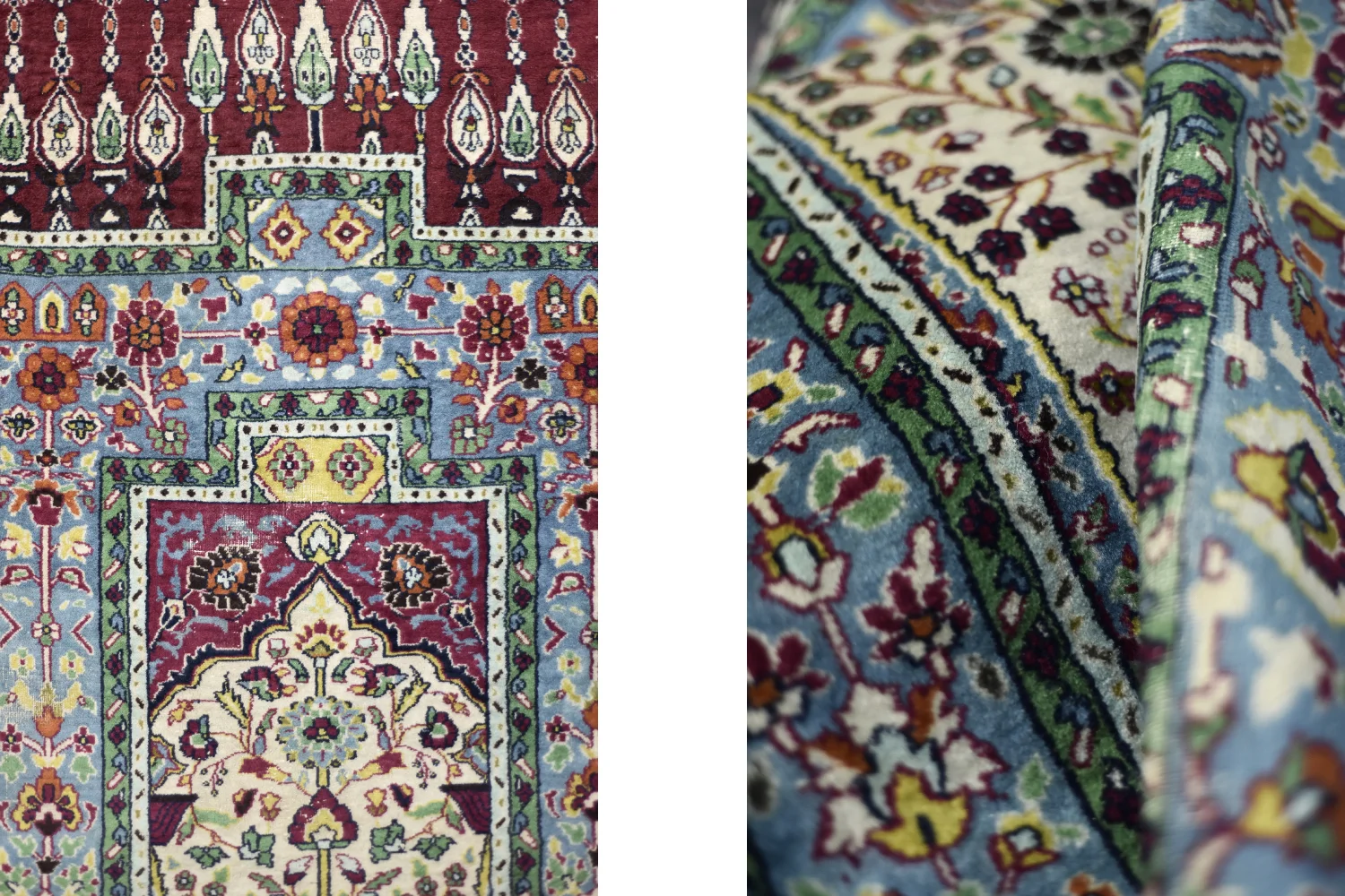 Orientalny dywan modlitewny Baluch, Iran, lata 60