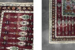 Orientalny dywan modlitewny Baluch, Iran, lata 60