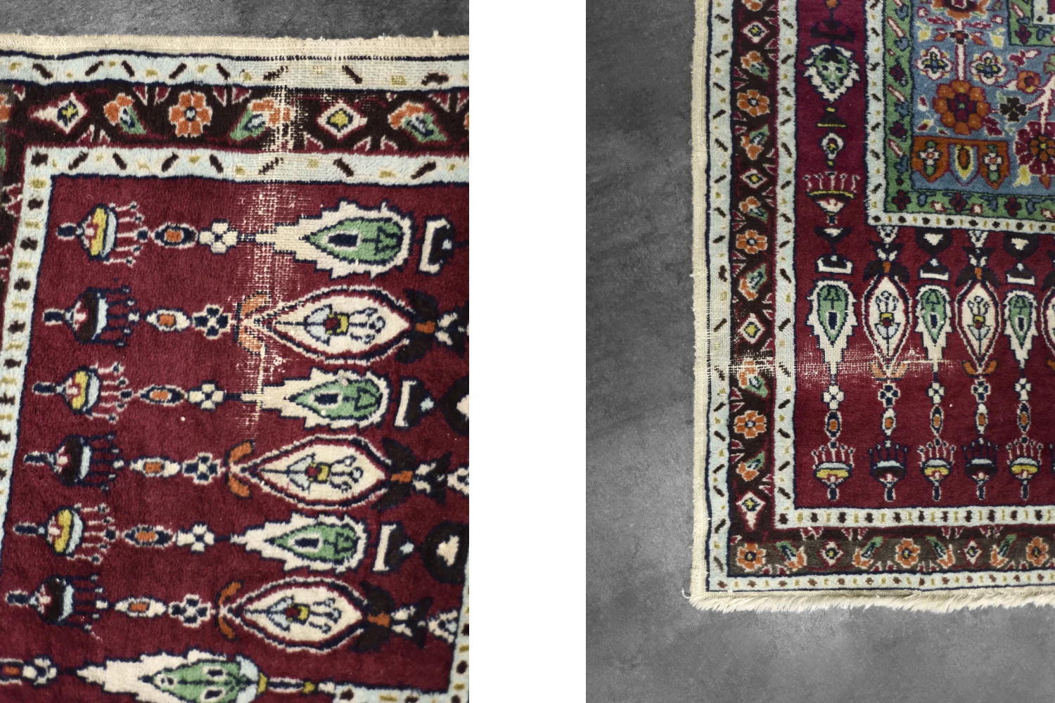 Orientalny dywan modlitewny Baluch, Iran, lata 60