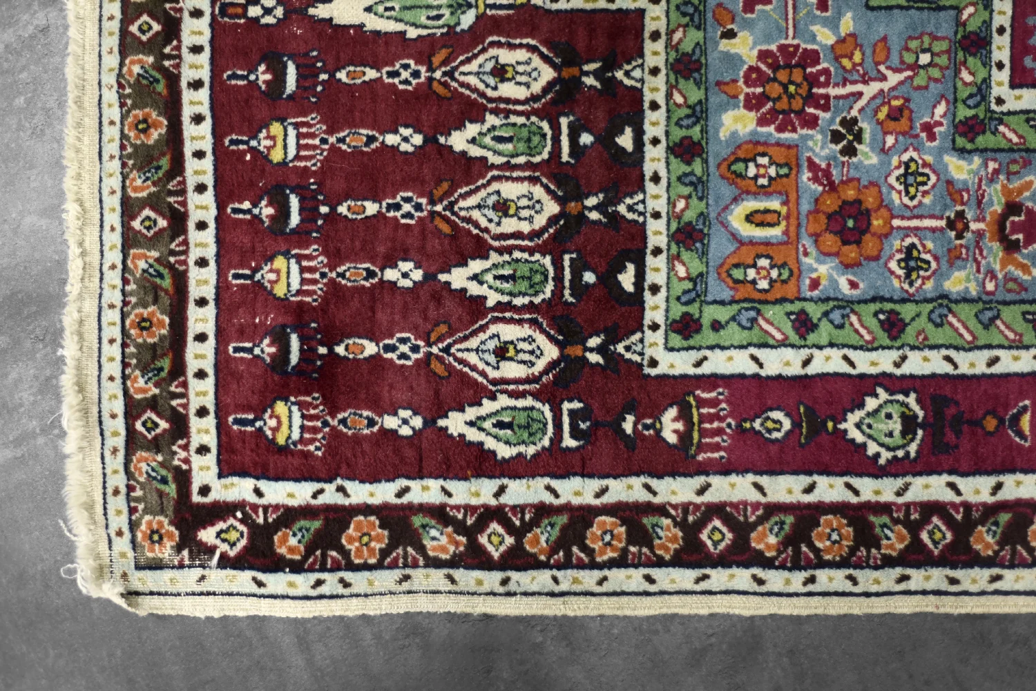 Orientalny dywan modlitewny Baluch, Iran, lata 60