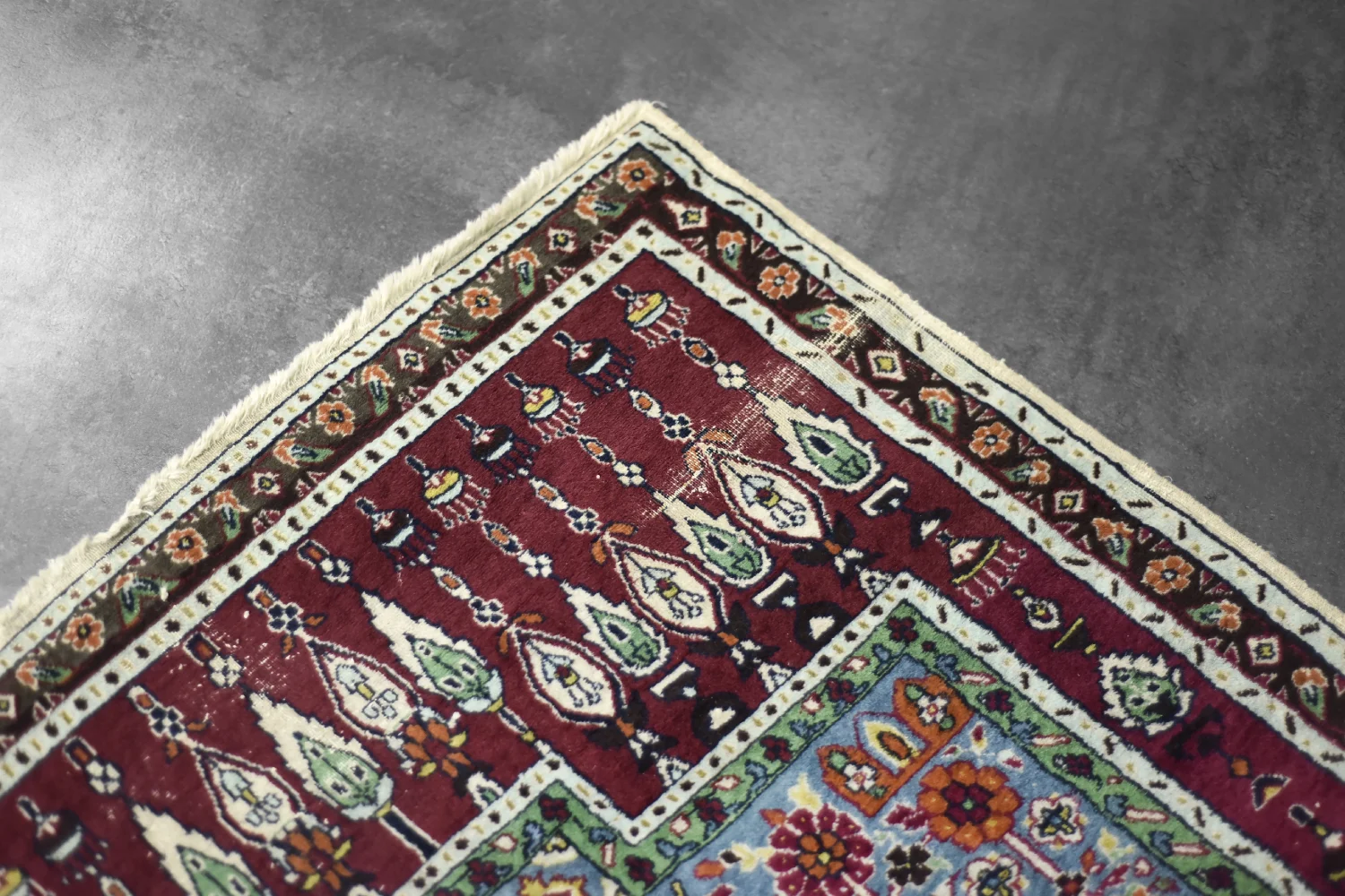 Orientalny dywan modlitewny Baluch, Iran, lata 60