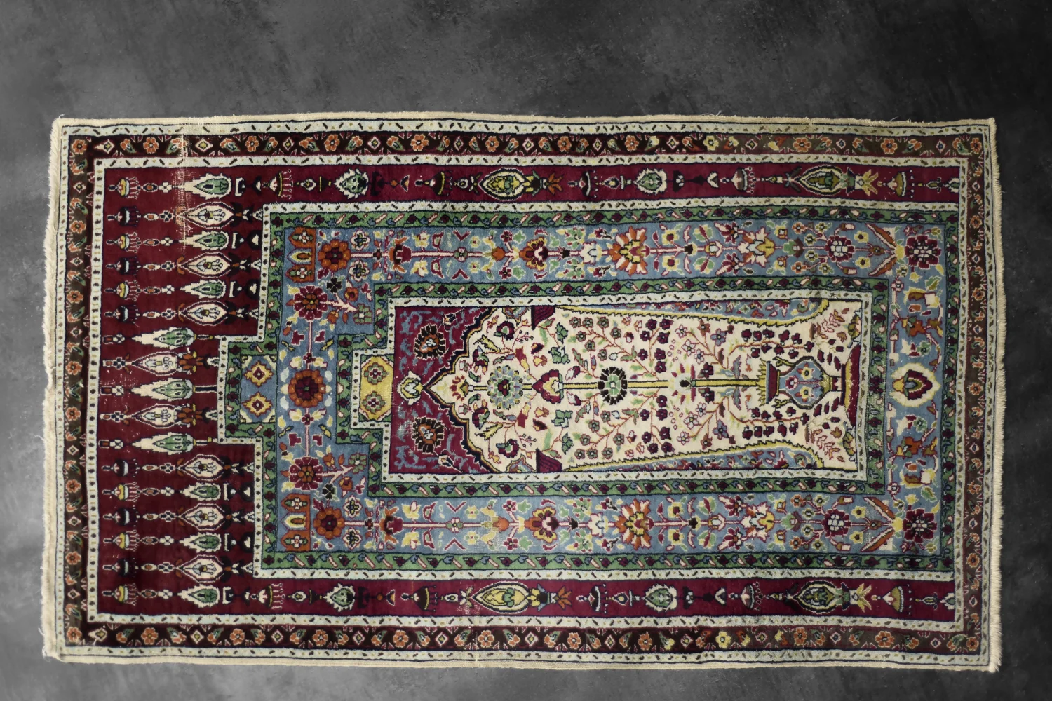 Orientalny dywan modlitewny Baluch, Iran, lata 60