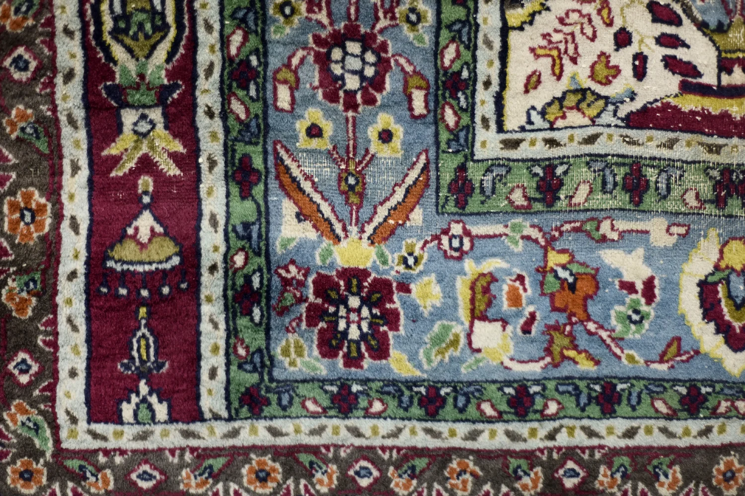 Orientalny dywan modlitewny Baluch, Iran, lata 60