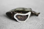 Stoneware fish sculpture, designed by Carl-Harry Stålhane, Rörstrand, Sweden, 1960s