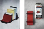 Space Age book stand, designed by Corus Associati, MGL Plast Fabriano, Italy, 1980s