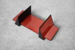 Space Age book stand, designed by Corus Associati, MGL Plast Fabriano, Italy, 1980s