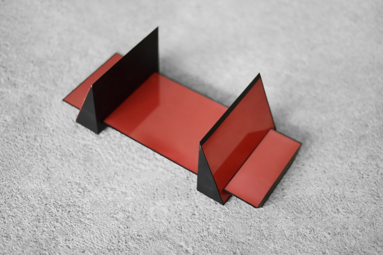 Space Age book stand, designed by Corus Associati, MGL Plast Fabriano, Italy, 1980s